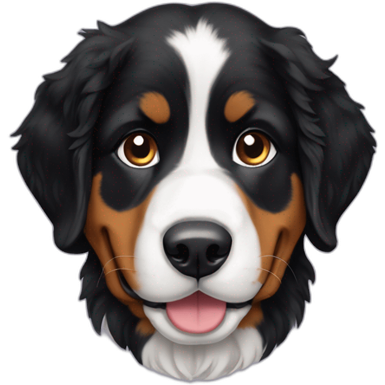 Puppy bernese emoji