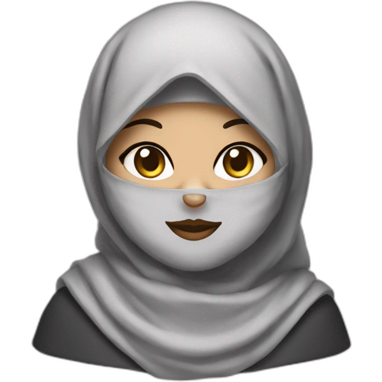 Hijab hallow kitty emoji