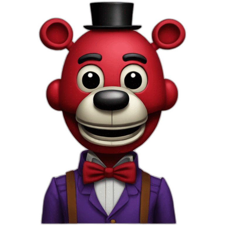 Máscara del personaje puppet de fnaf emoji