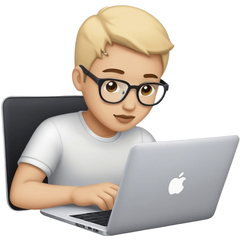 Generate emoji that is working on a laptop  emoji