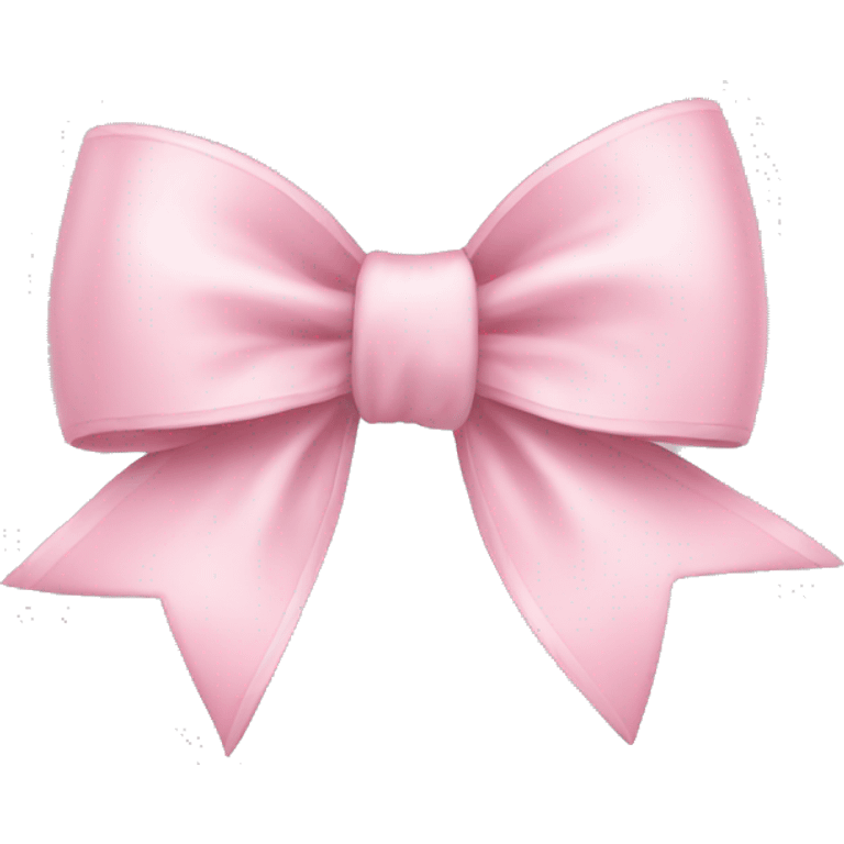 Light pink bow emoji