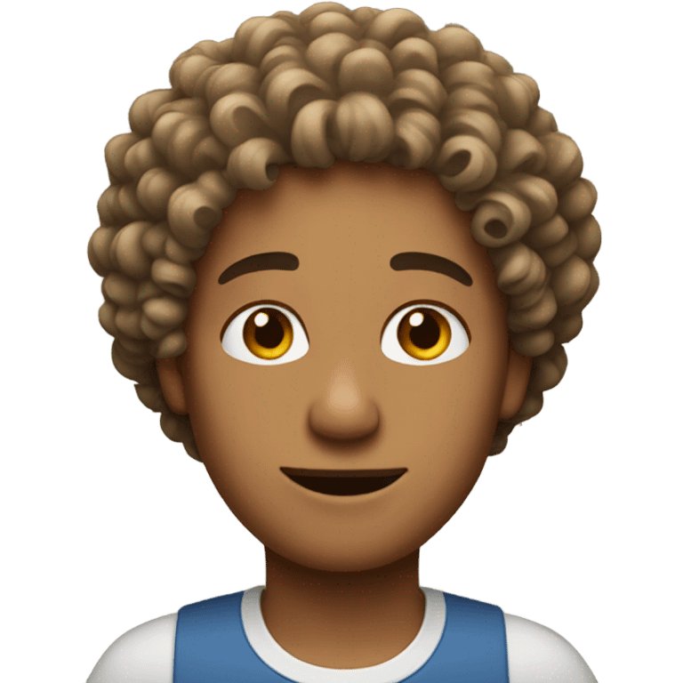 Curly hair people emoji