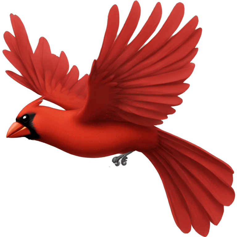 cardinal flying emoji