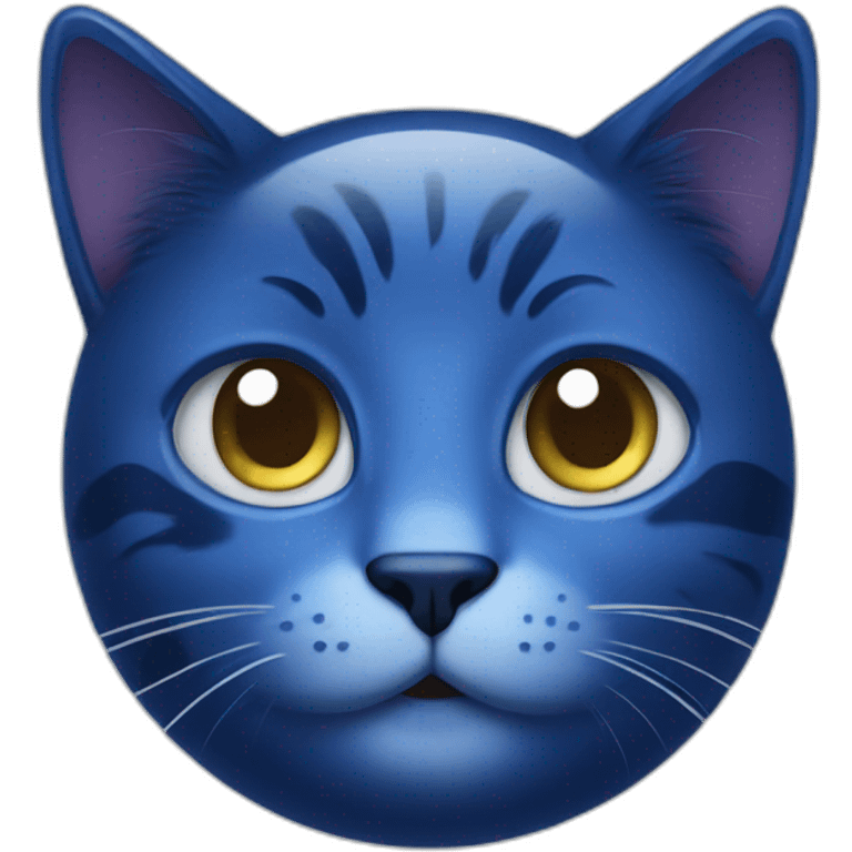 blueberry with cat face emoji