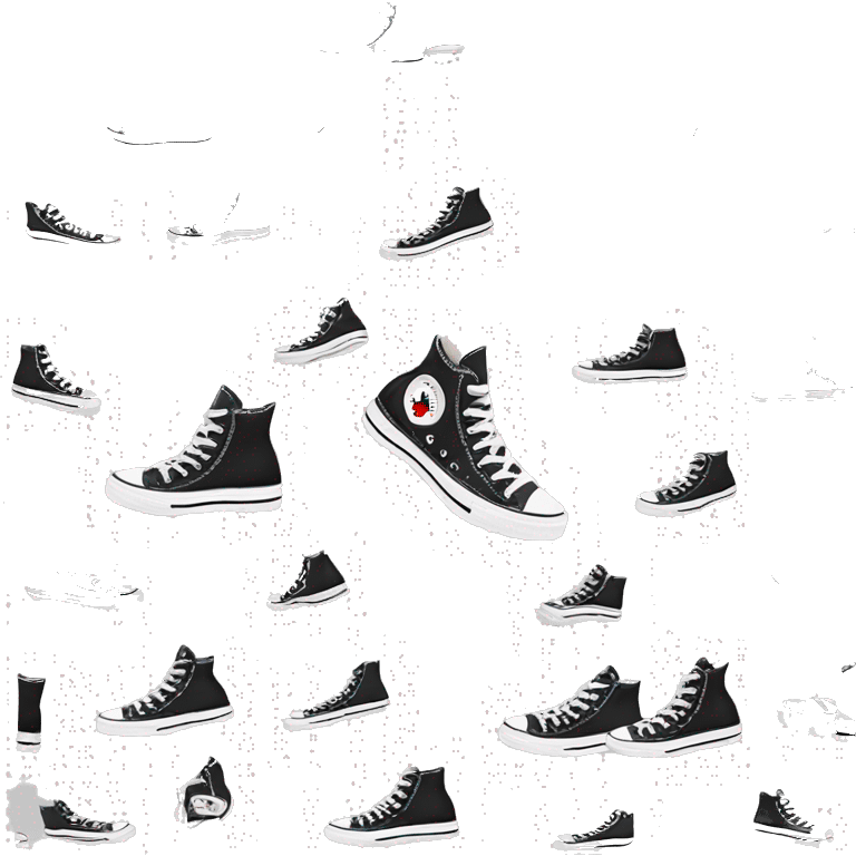 Platform chuck taylor converse emoji