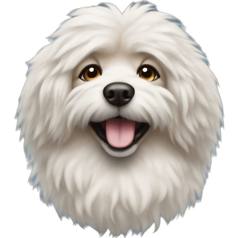 fluffy dog emoji