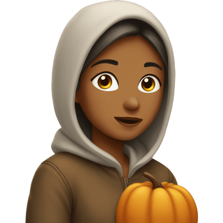 Cozy Girl Fall  emoji