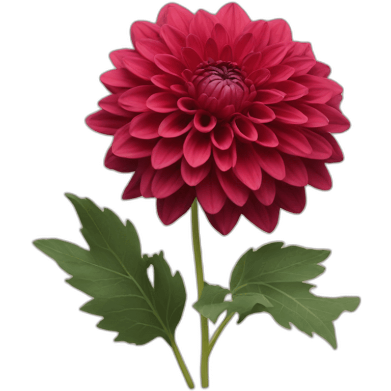 Dahlia red emoji