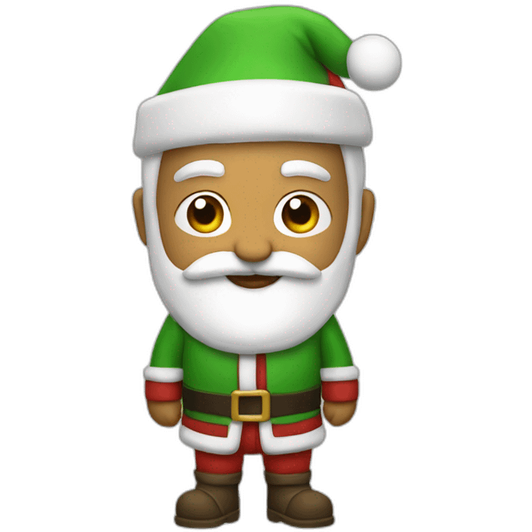 Papa Noel with Reno  emoji