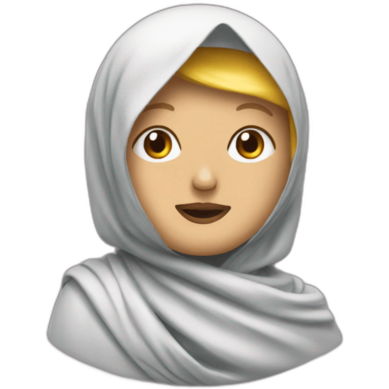 trump wearing a hijab emoji