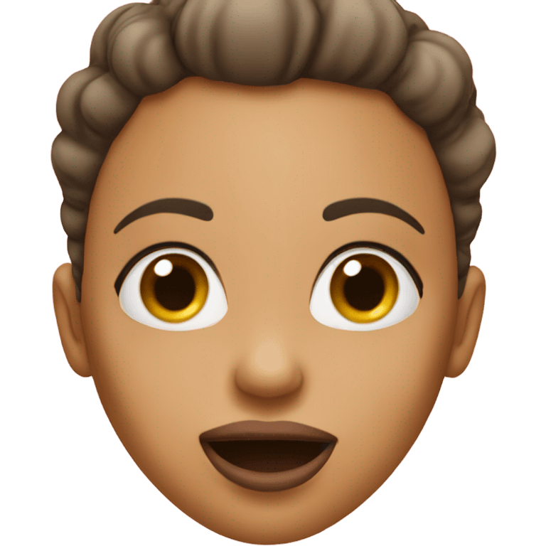 Woman sticking tongue out  emoji