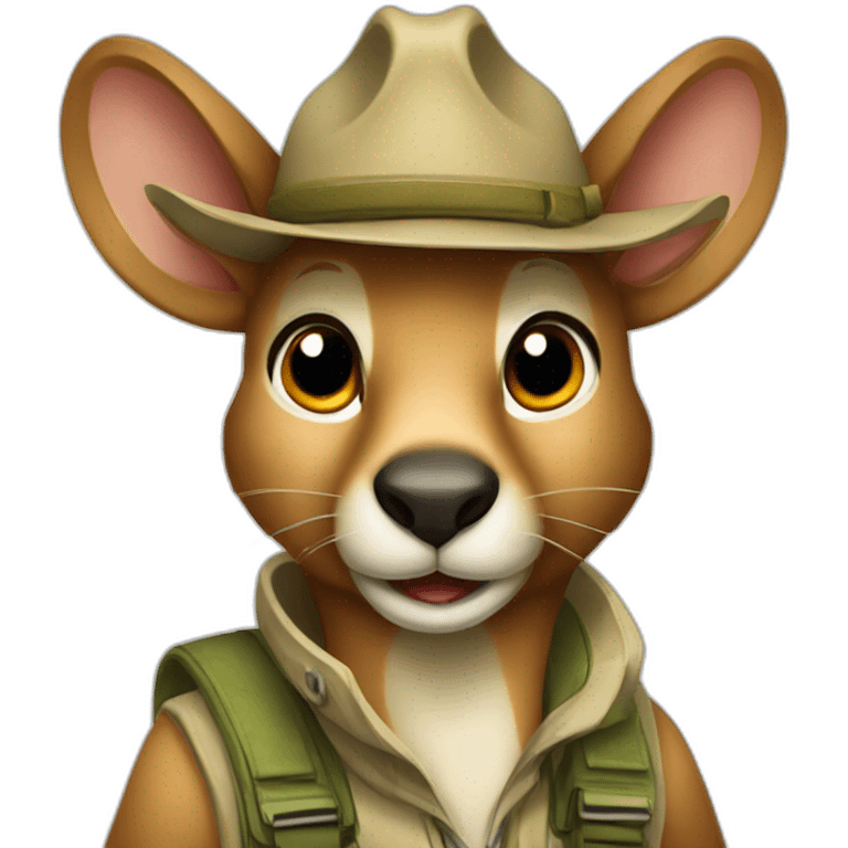 safari explorer kangaroo emoji