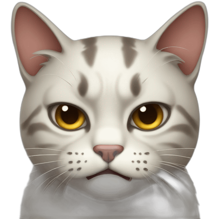 furious cat emoji