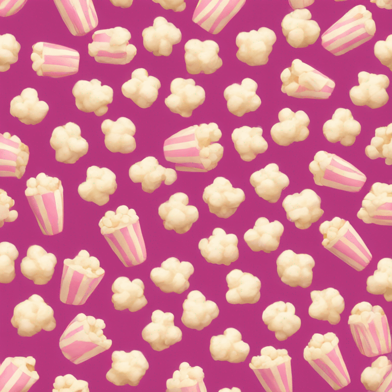 popcorn pink emoji