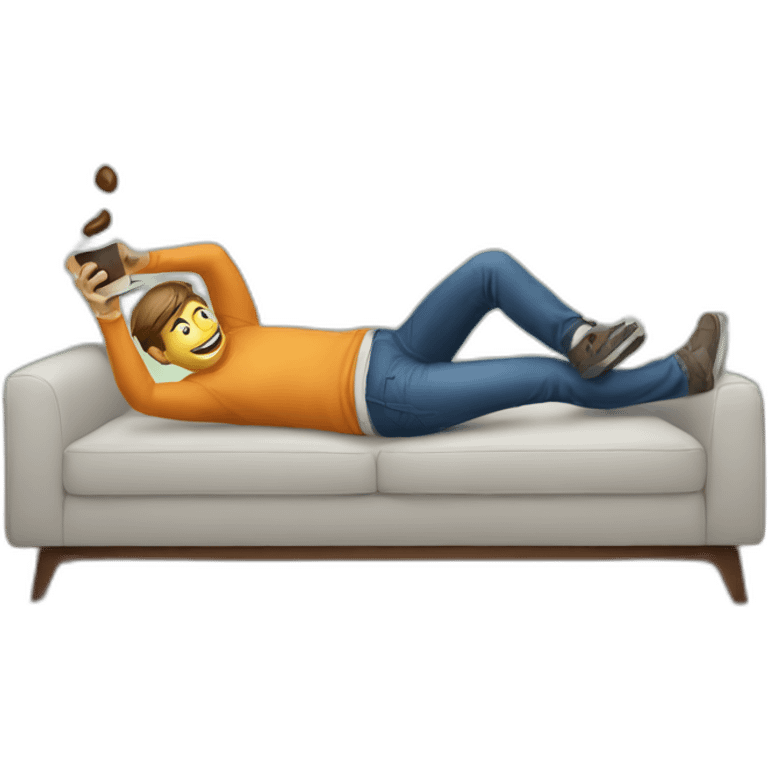 Guy banging knee on coffee table emoji