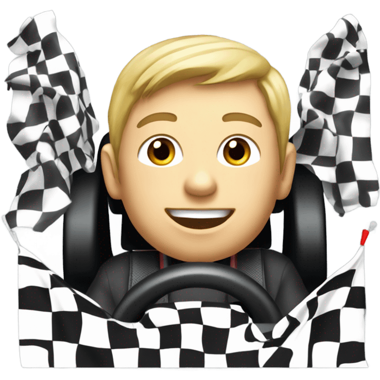 Sim racing emoji