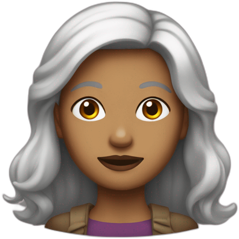 Femme métisse  emoji