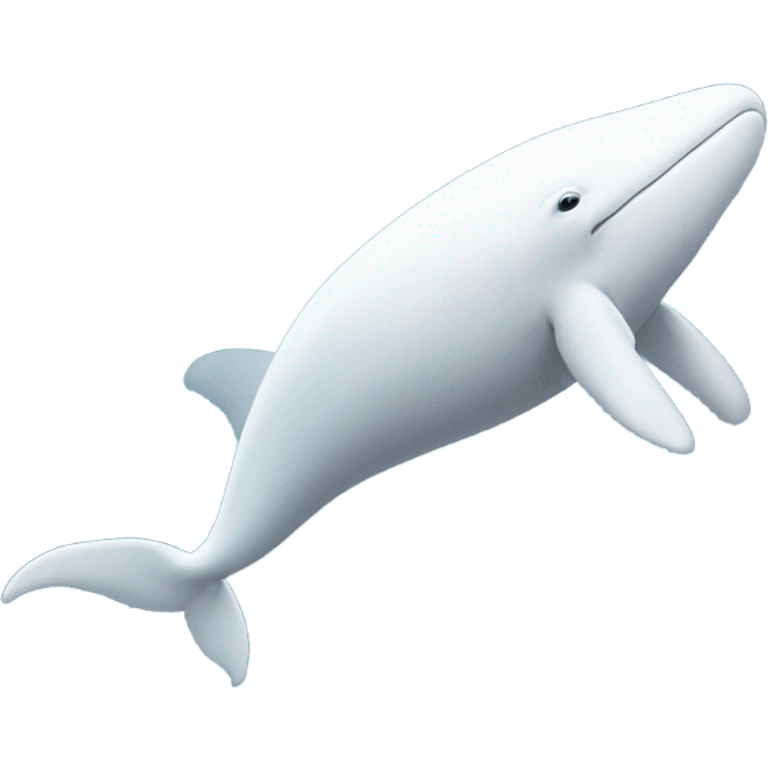 white whale , underside emoji