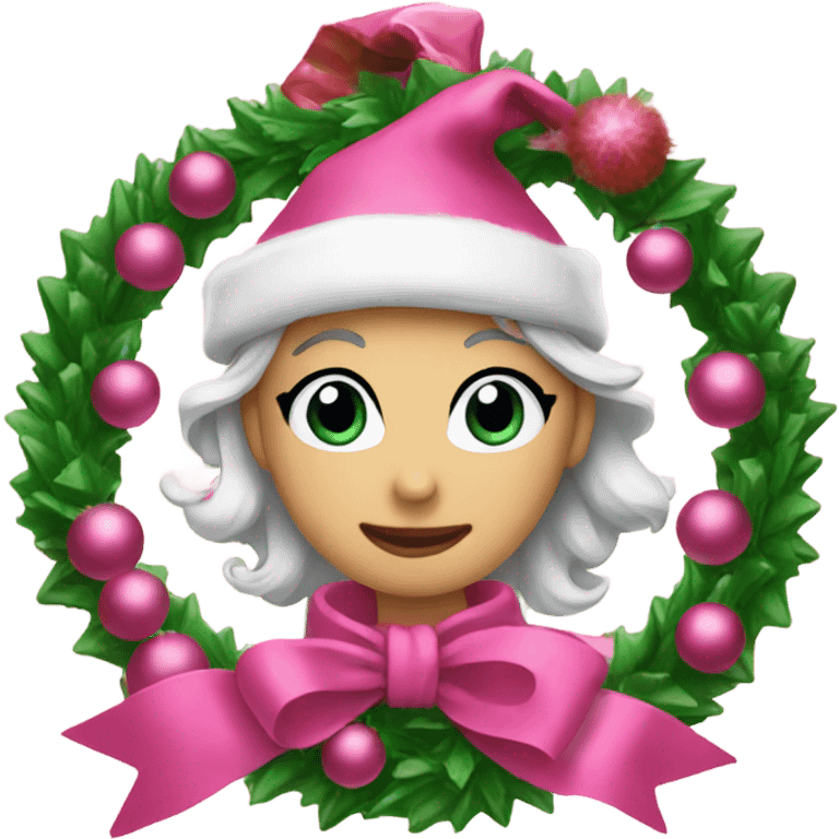 Pink Christmas  emoji