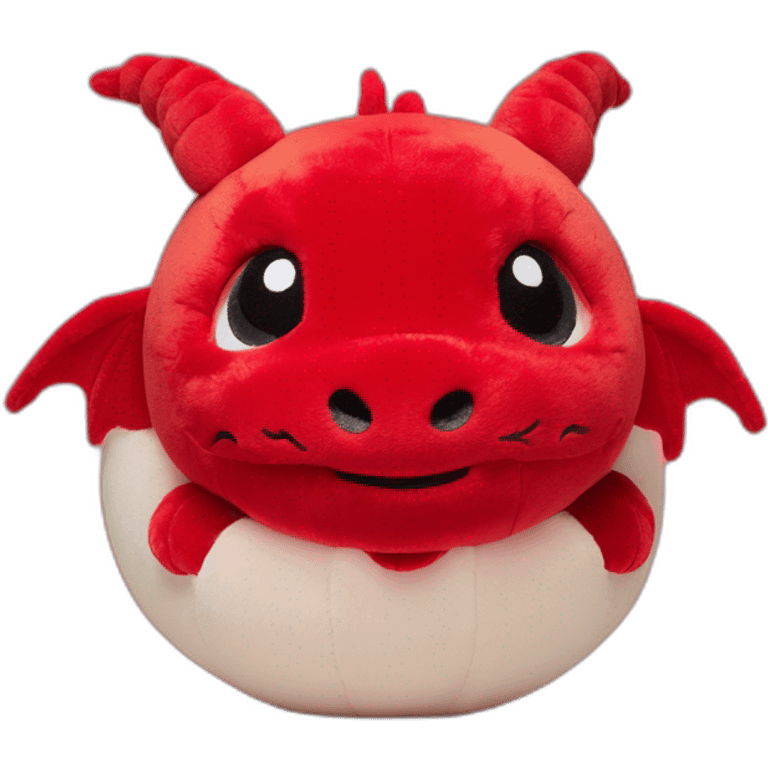 red chinese dragon jellycat baby ball emoji