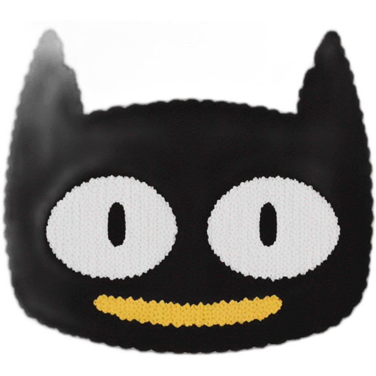 batman knit a scarf emoji