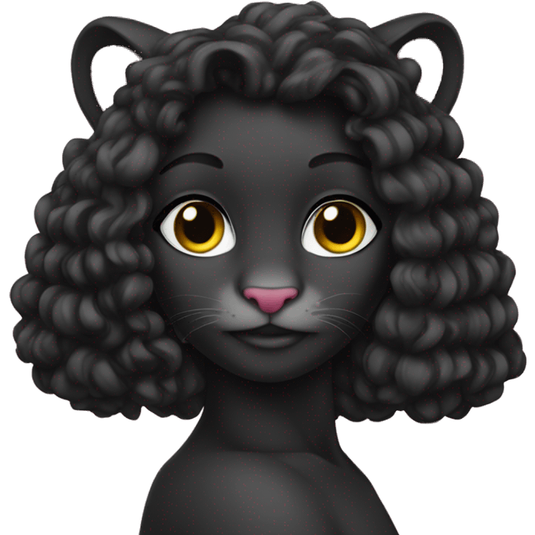 panther heart glamour emoji