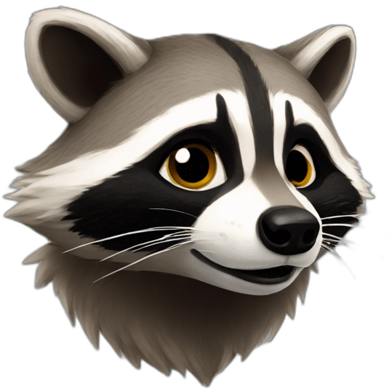 raccoon-epic emoji