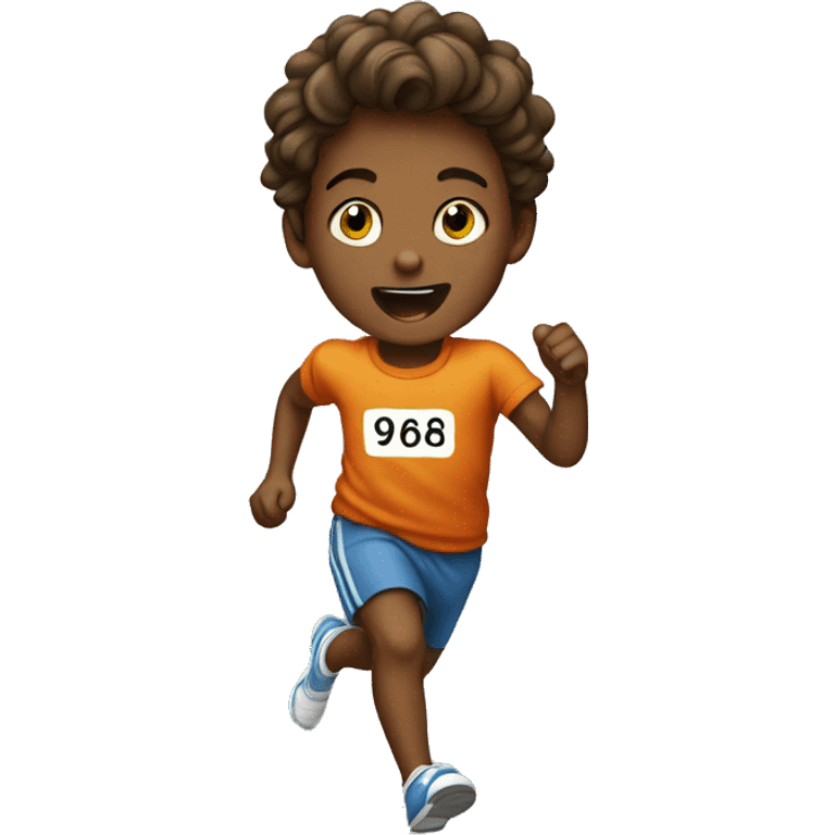 enfant courir emoji