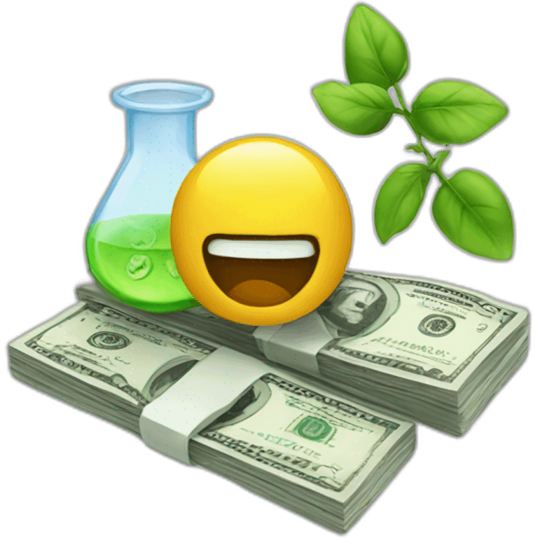 science and money emoji