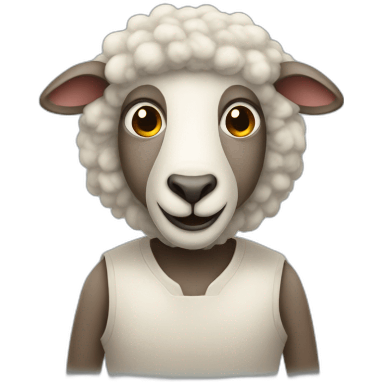 sheep man emoji