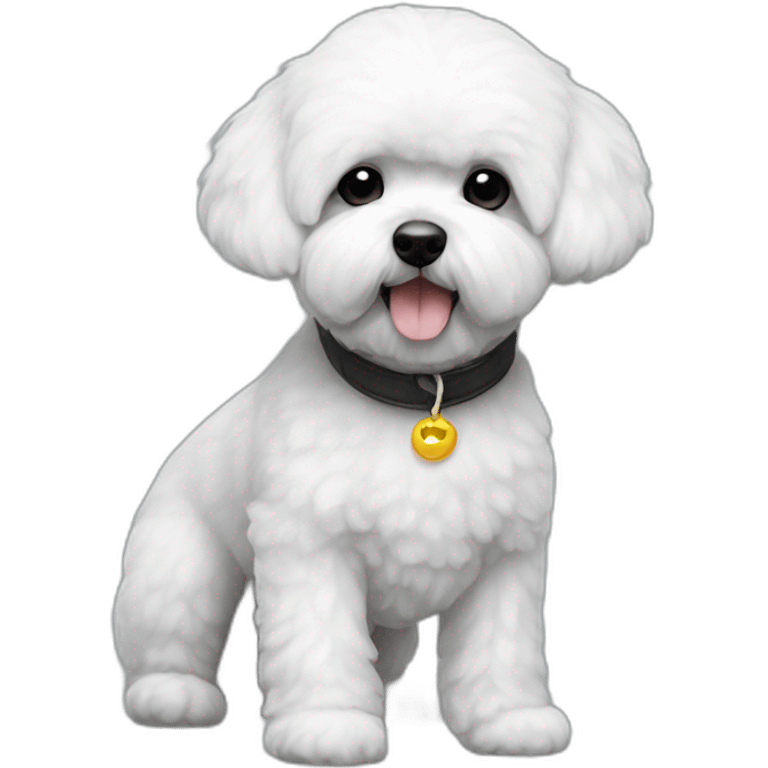 bichon maltés black emoji