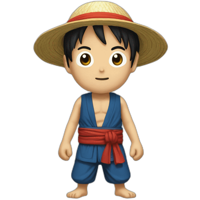 Luffy sensei of kunfu emoji