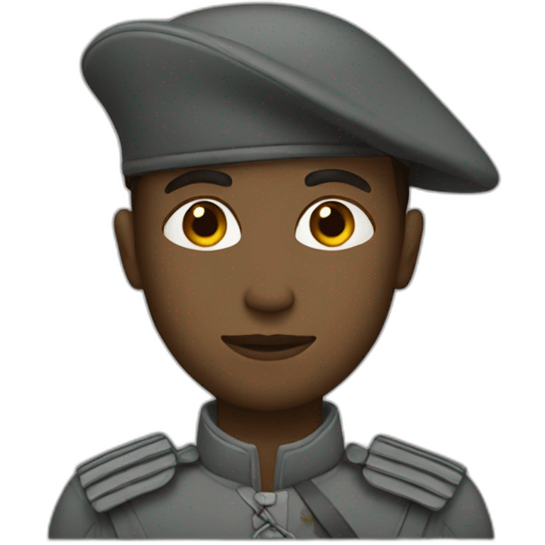 white soldier thin boy emoji