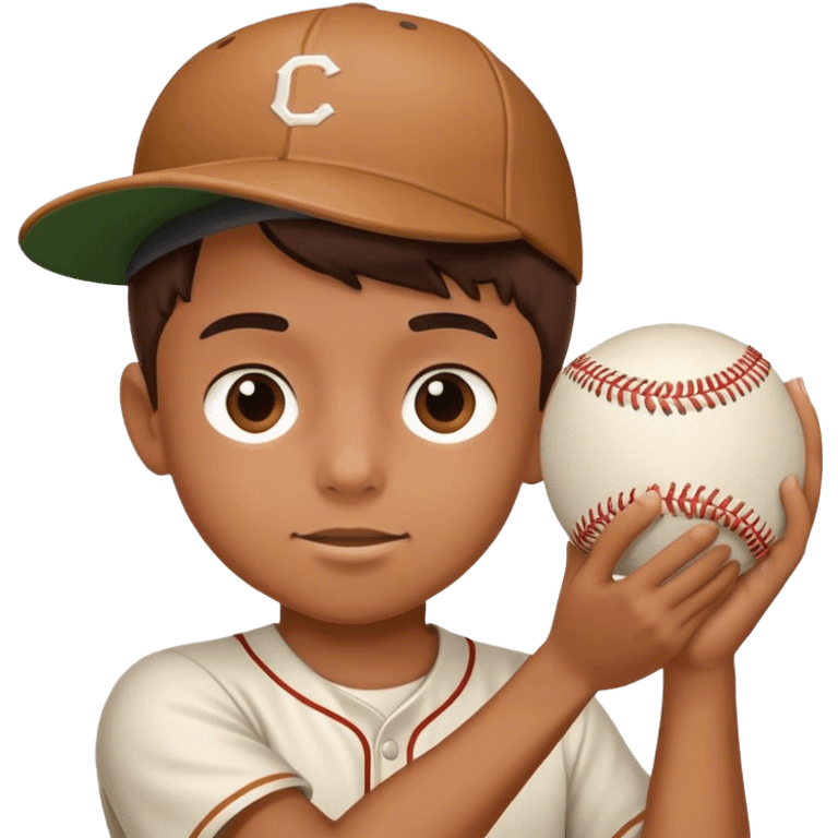  Boy with baseball emoji