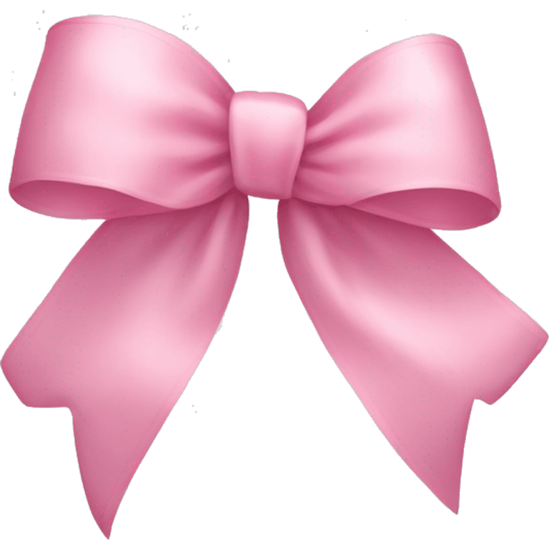 light pink ribbon bow emoji