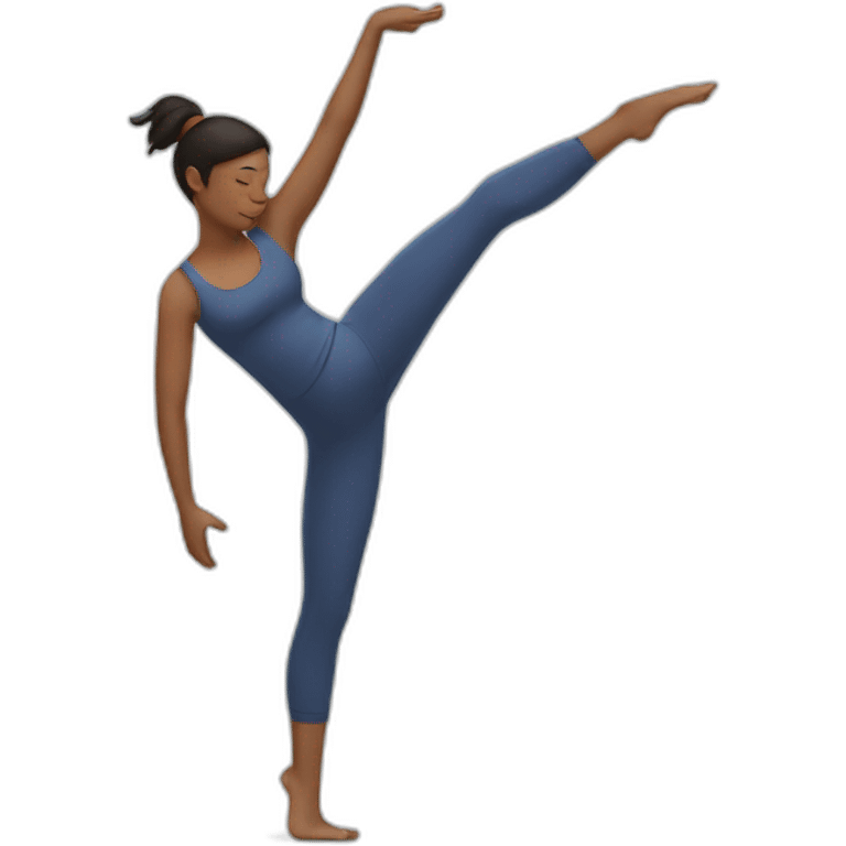 stretching emoji