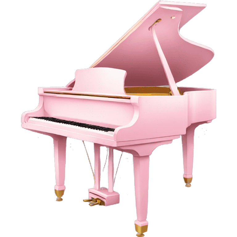 light pink grand piano emoji