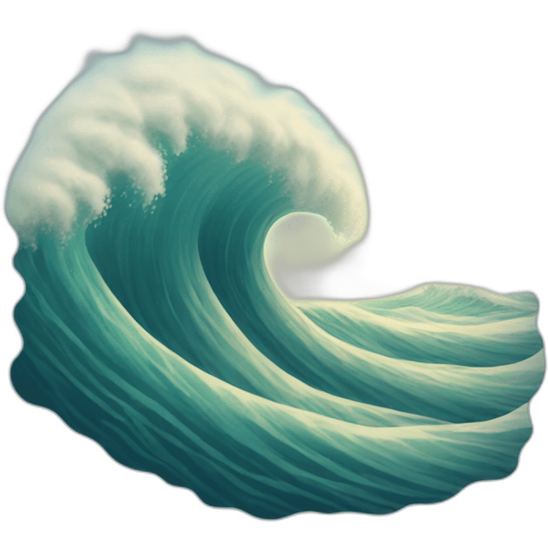 Wave emoji