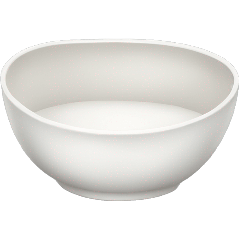 White bowl emoji