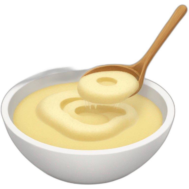 semolina porridge in dash emoji