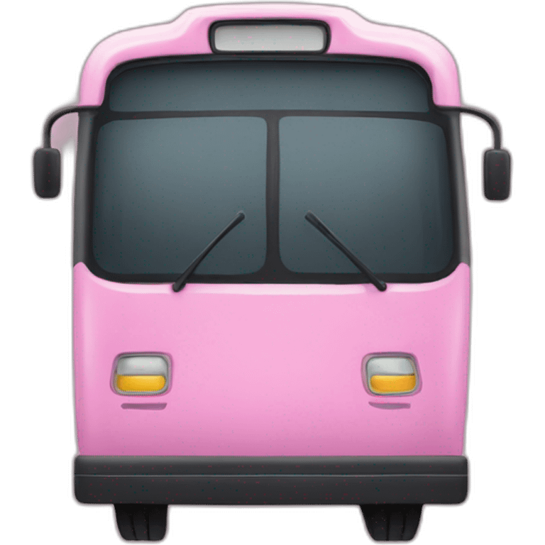 Morcego de onibus rosa emoji