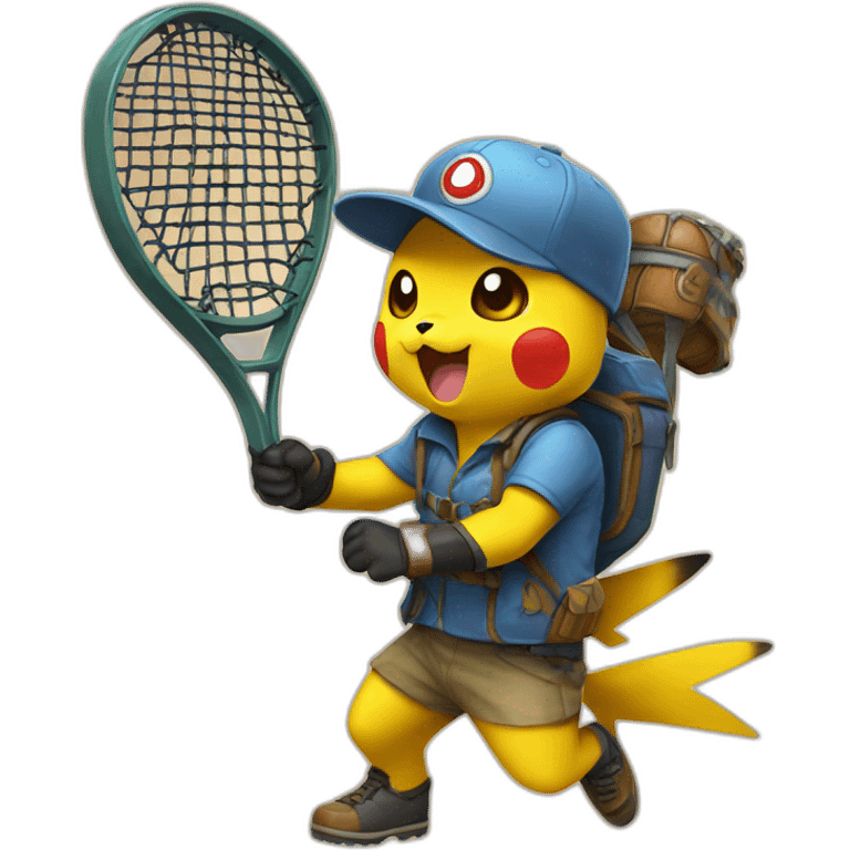 Pikachu catcher emoji