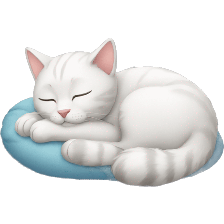 sleeping kitty emoji