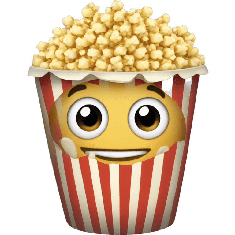 Bawl of popcorn  emoji