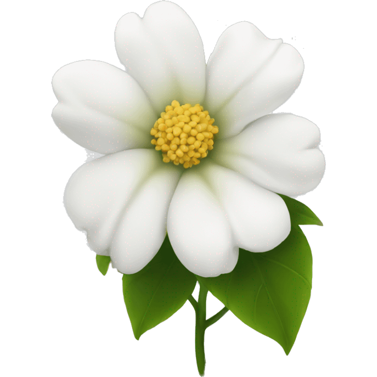 a white flower  emoji