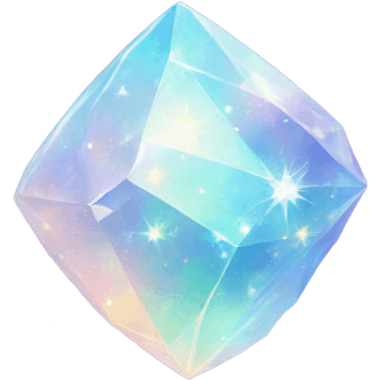 opal crystal sparkle stars emoji