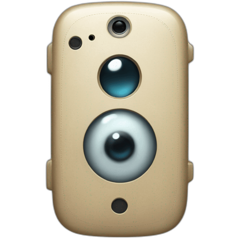 A cell phone that hypnotizes someone emoji