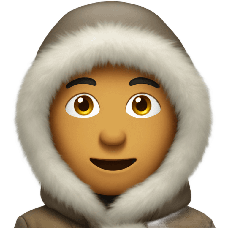 Eskimo snow person emoji