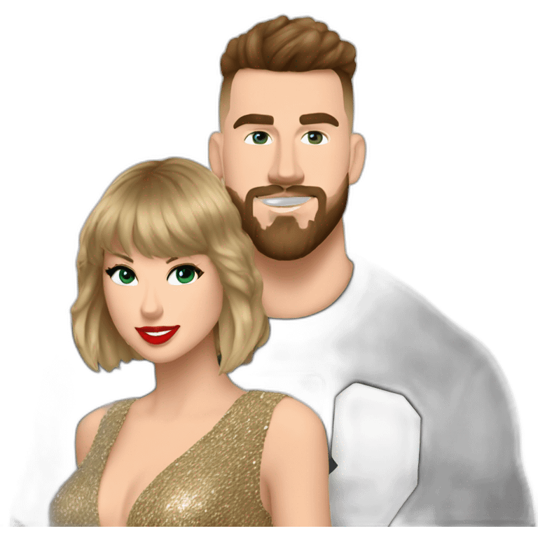 Taylor swift and travis kelce emoji