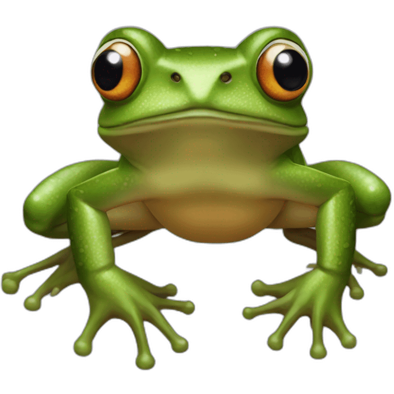 Frog oophaga pumilio emoji